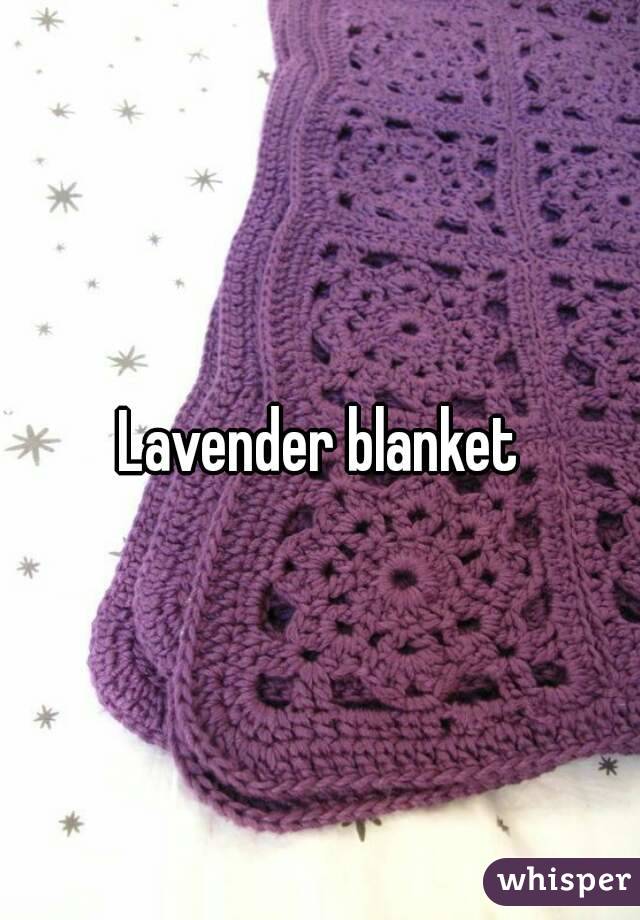 Lavender blanket