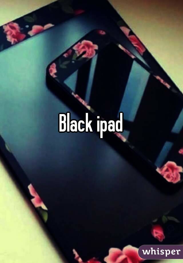 Black ipad