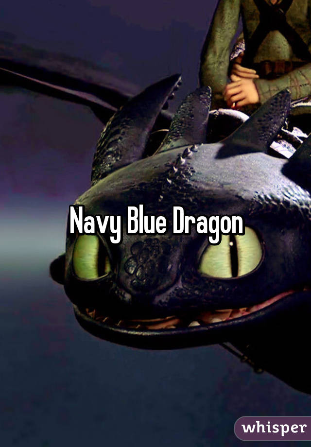 Navy Blue Dragon