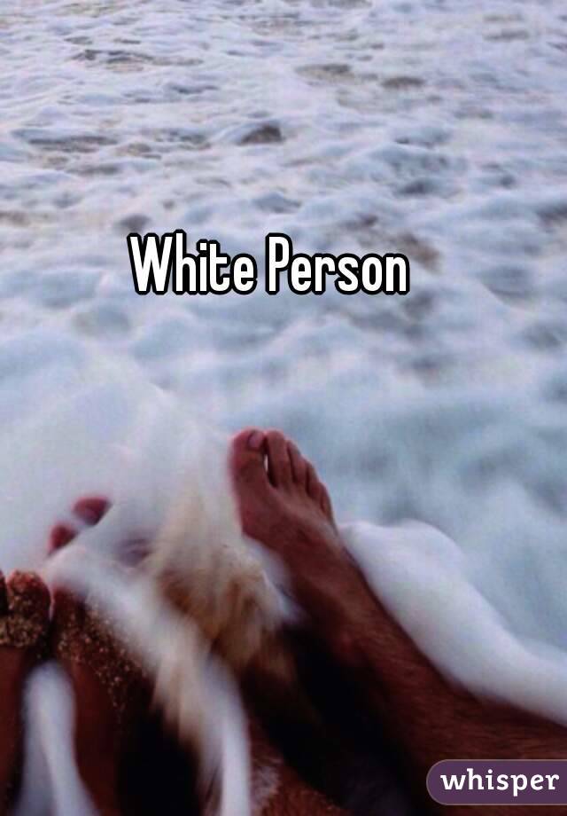 White Person