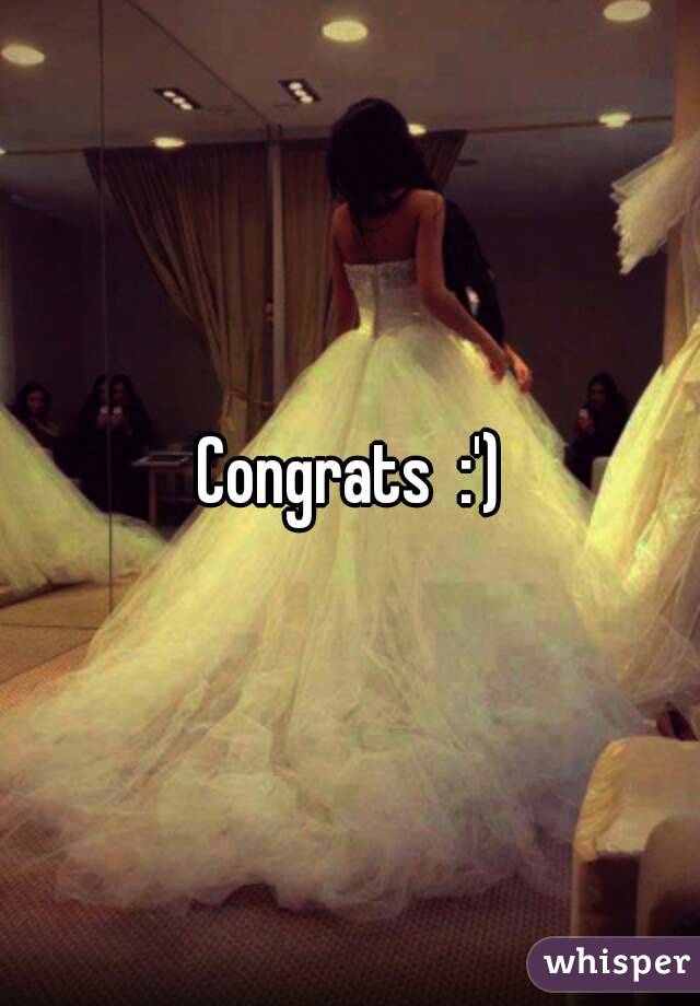 Congrats  :')