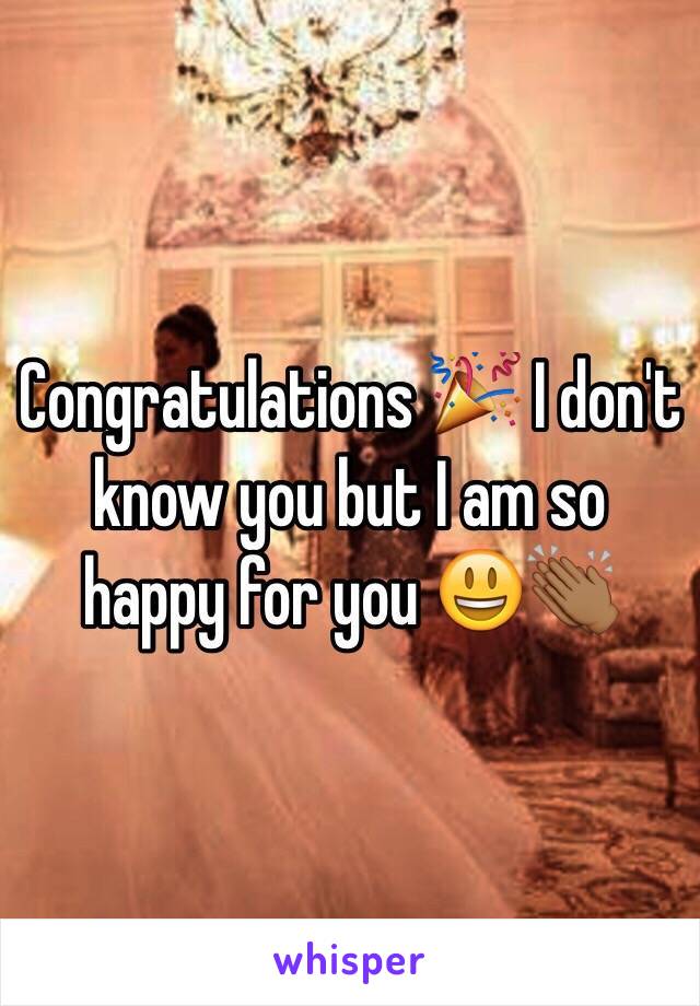 Congratulations 🎉 I don't know you but I am so happy for you 😃👏🏾
