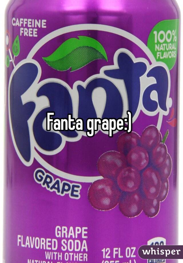 Fanta grape:)