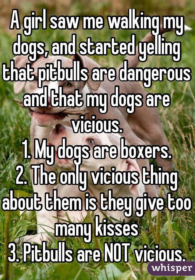 Why are pit bulls dangerous?