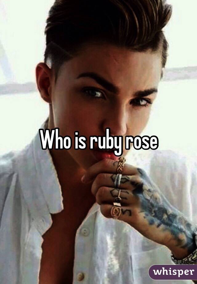 Who is ruby rose
