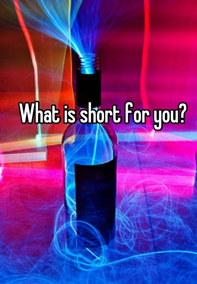 what-is-short-for-you