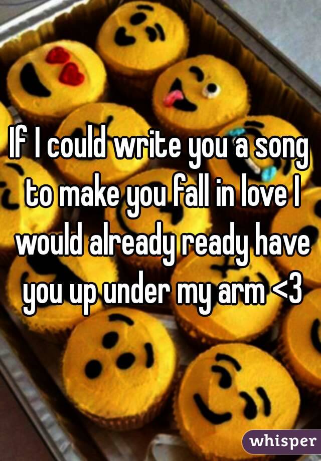 I could write a love song