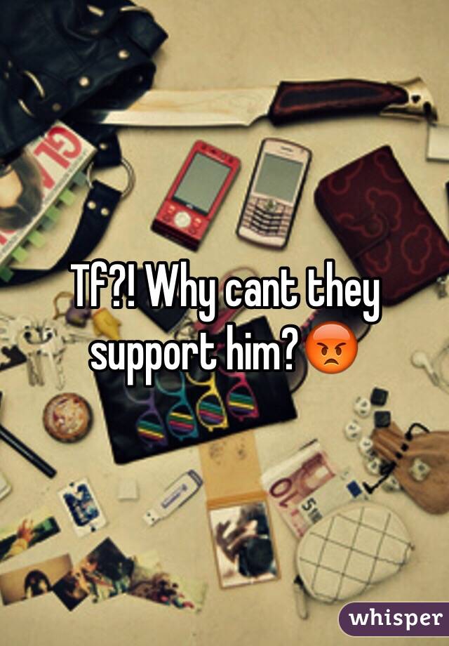 Tf?! Why cant they support him?😡