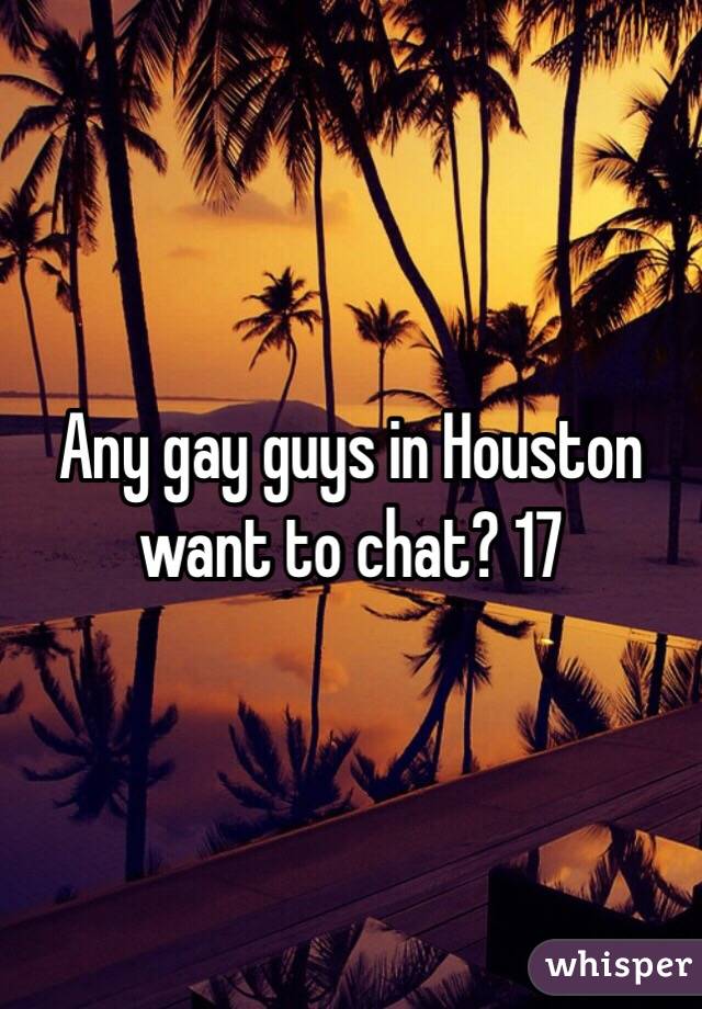 Any gay guys in Houston want to chat? 17