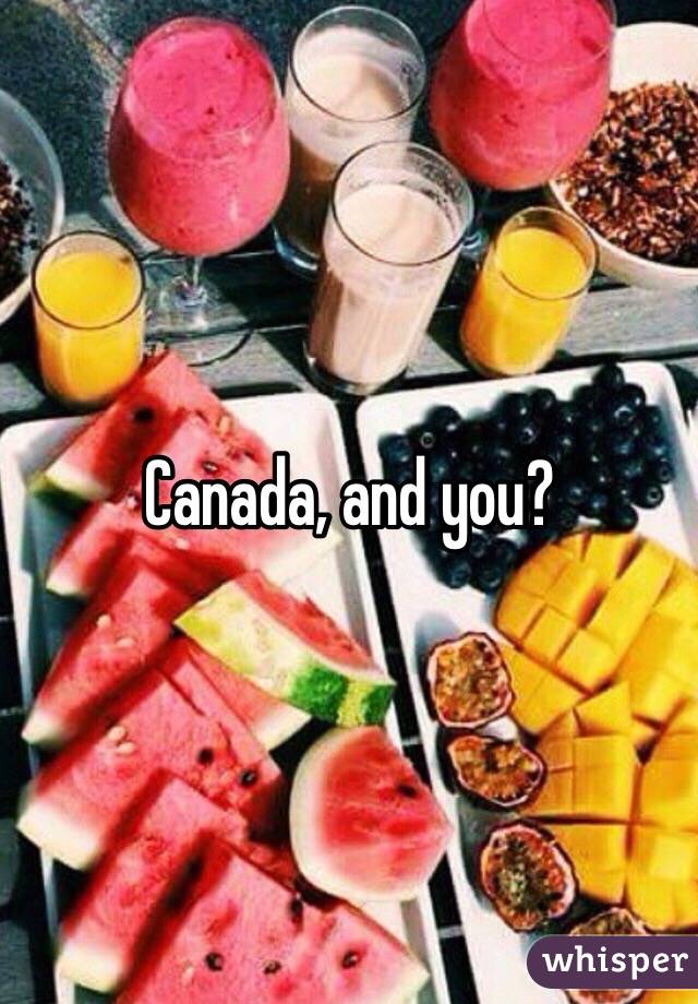 Canada, and you?