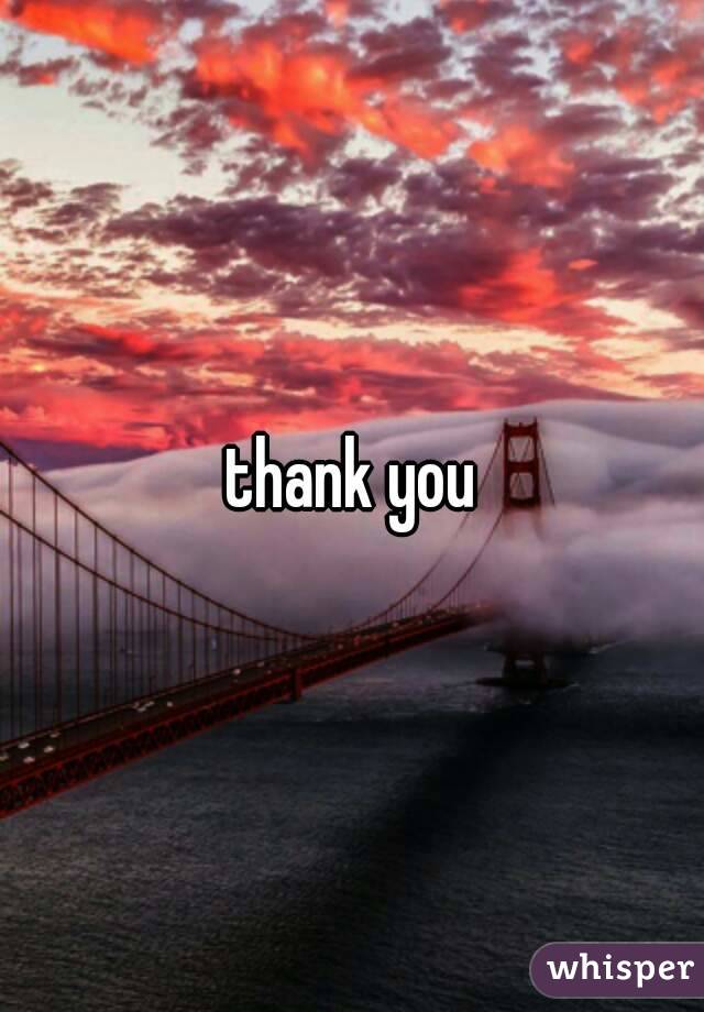 thank you