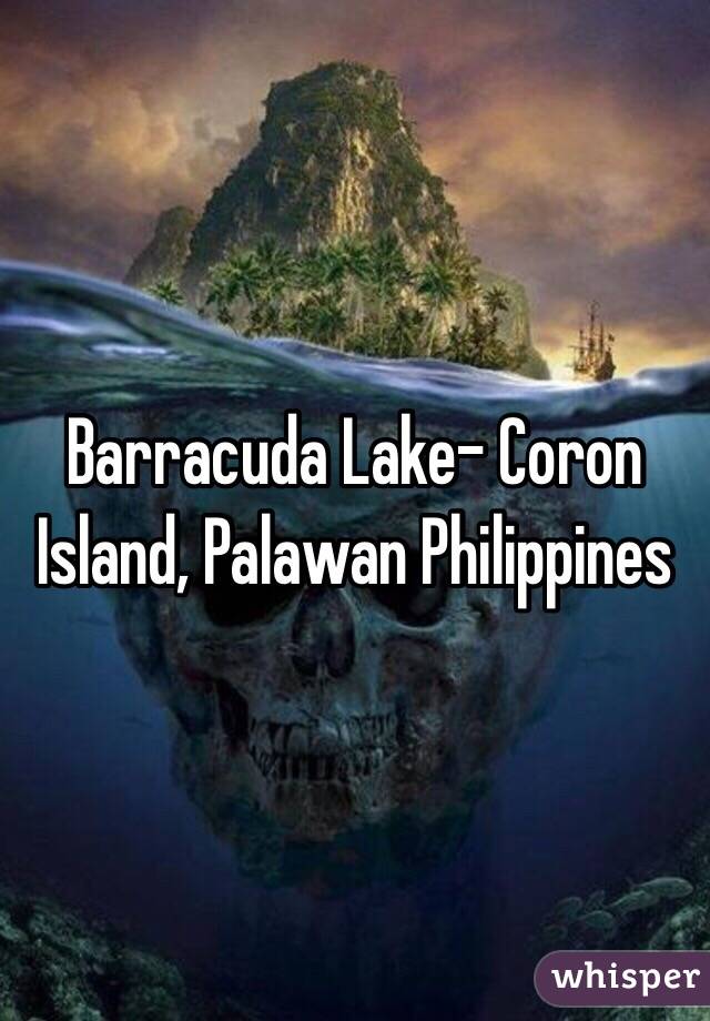 Barracuda Lake- Coron Island, Palawan Philippines 