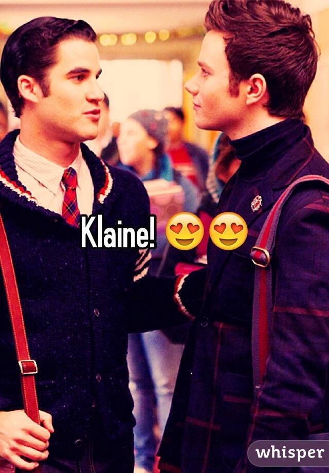Klaine! 😍😍