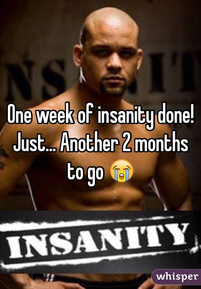 One week of insanity done! Just... Another 2 months to go 😭