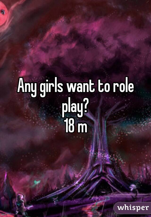 Any girls want to role play?
18 m