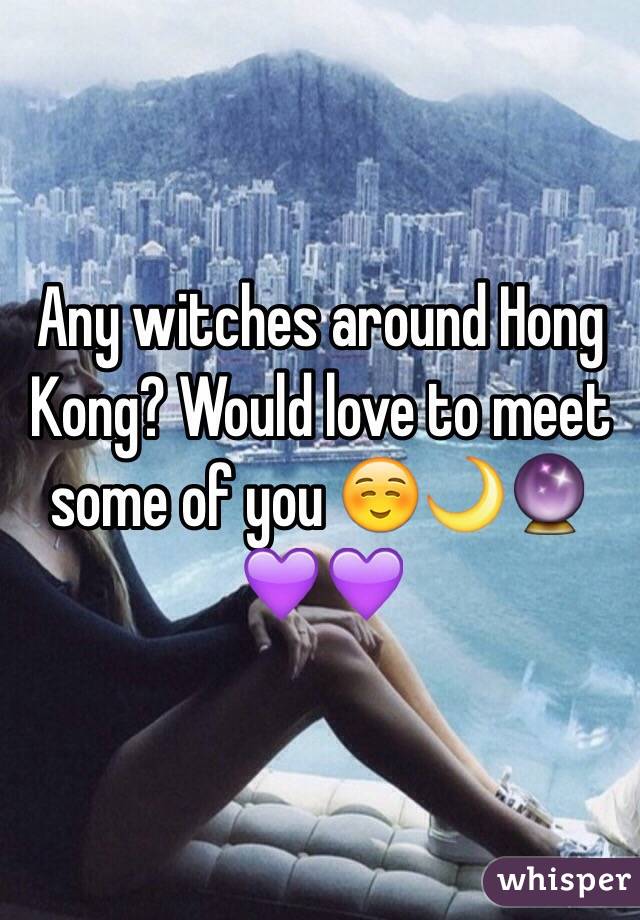 Any witches around Hong Kong? Would love to meet some of you ☺️🌙🔮💜💜