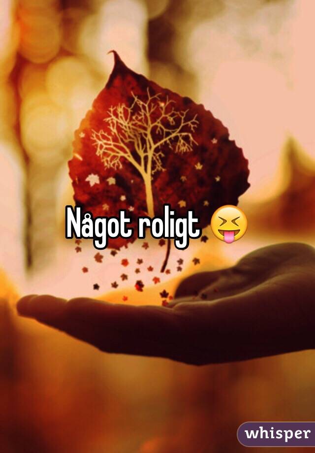 Något roligt 😝