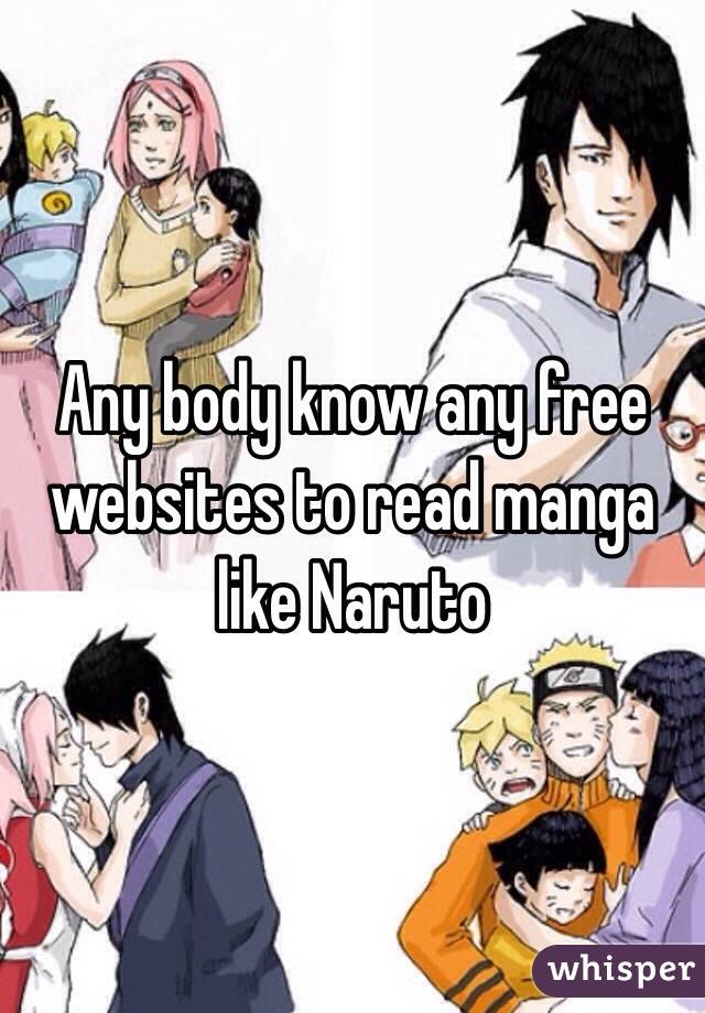 Any body know any free websites to read manga like Naruto 