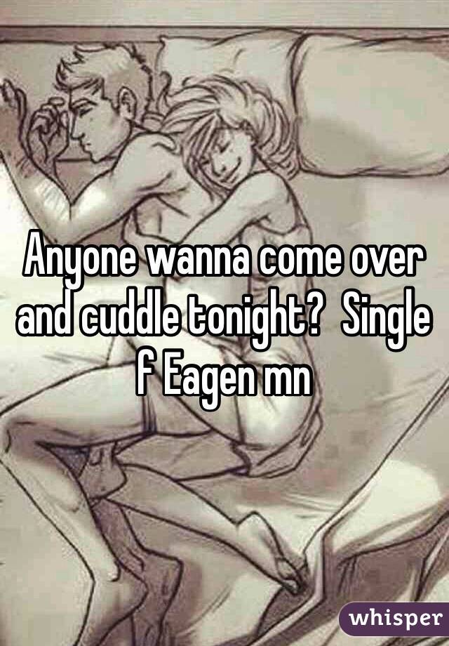 Anyone wanna come over and cuddle tonight?  Single f Eagen mn 