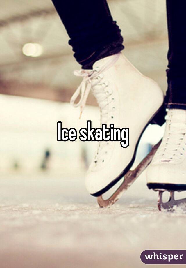 Ice skating