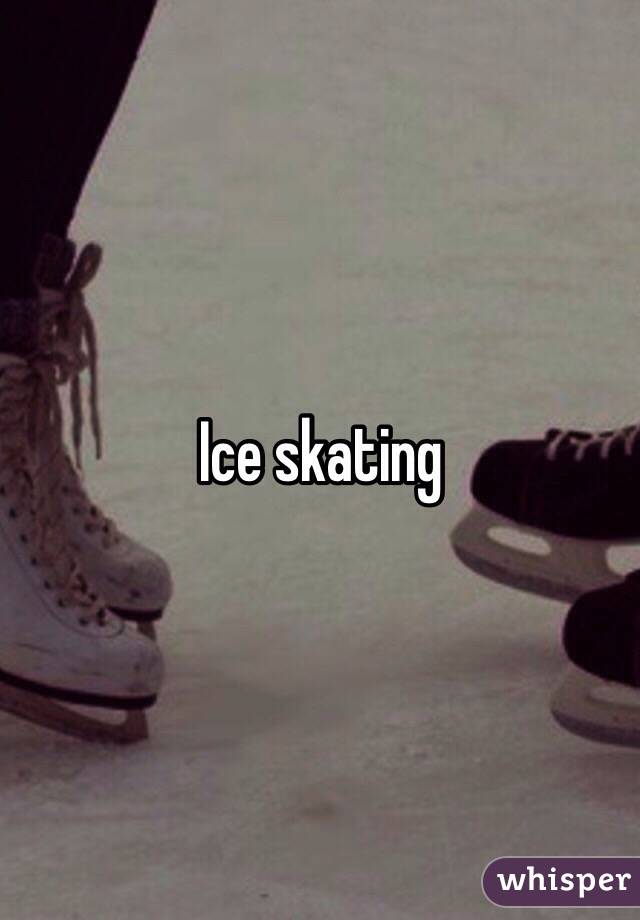 Ice skating