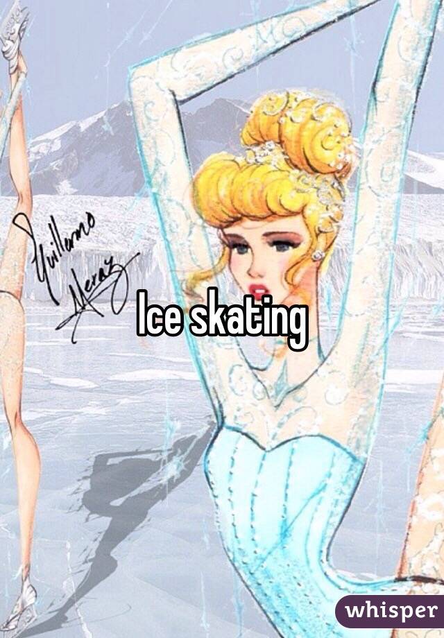 Ice skating