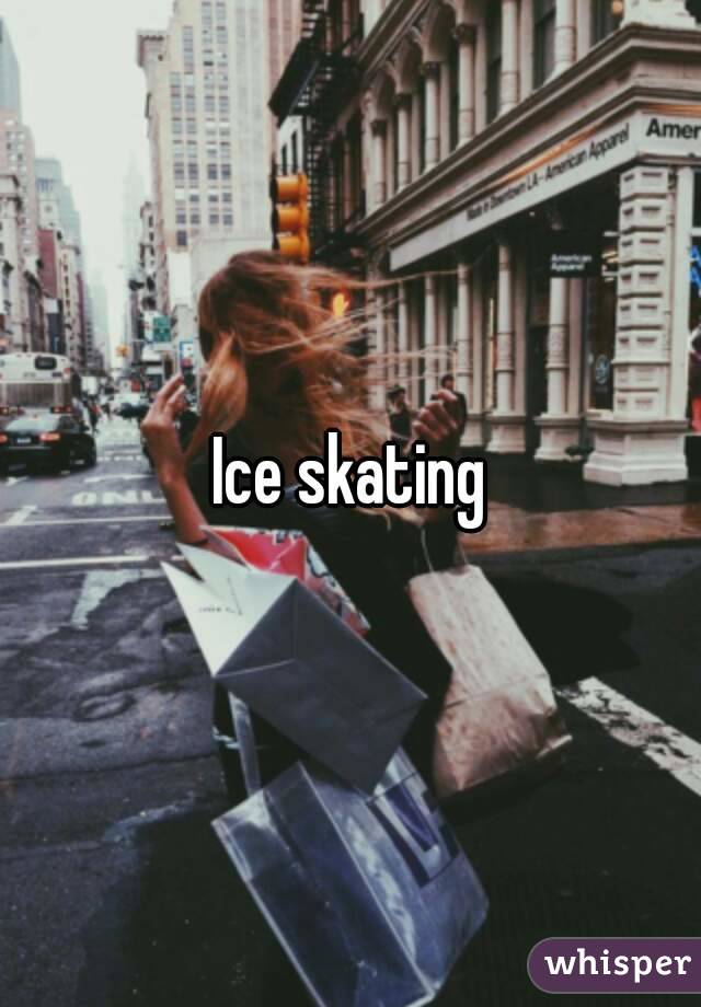 Ice skating