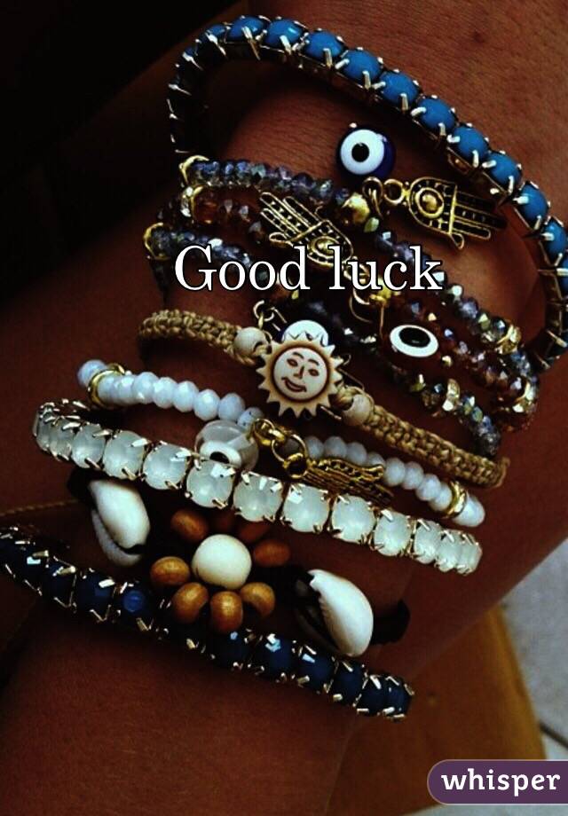 Good luck 