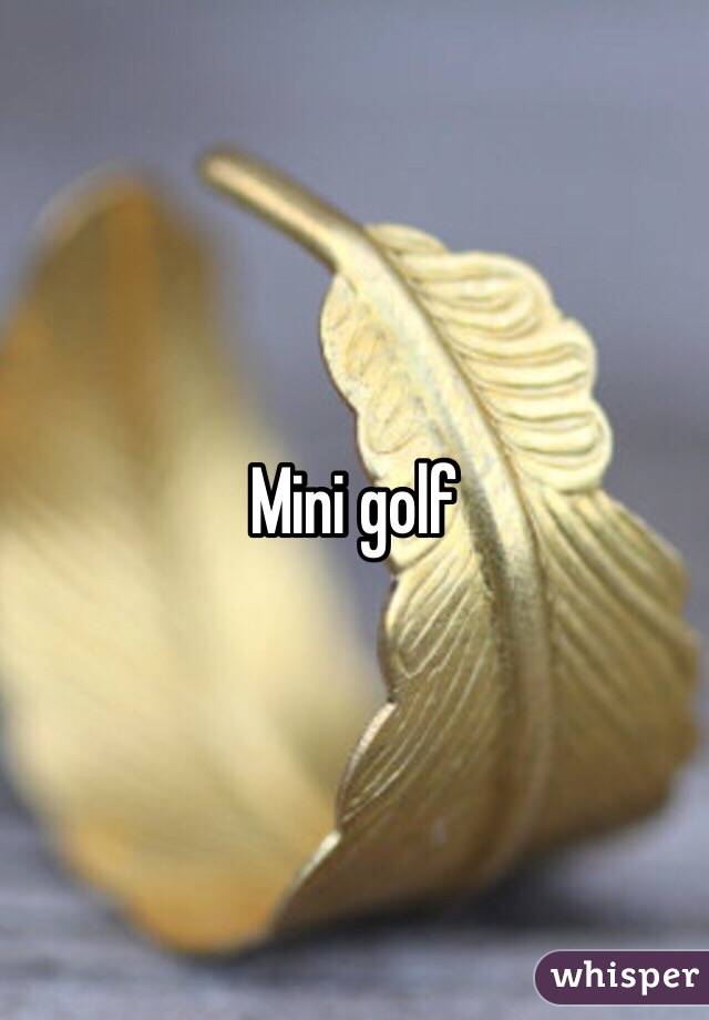 Mini golf