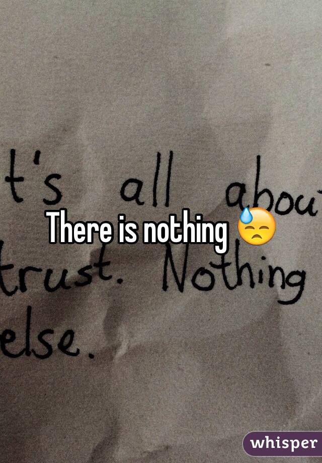 There is nothing 😓