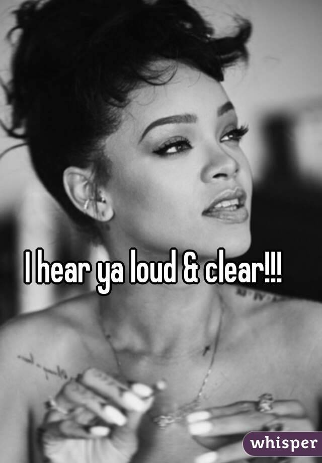 I hear ya loud & clear!!!