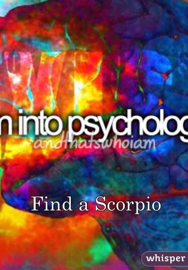 Find a Scorpio