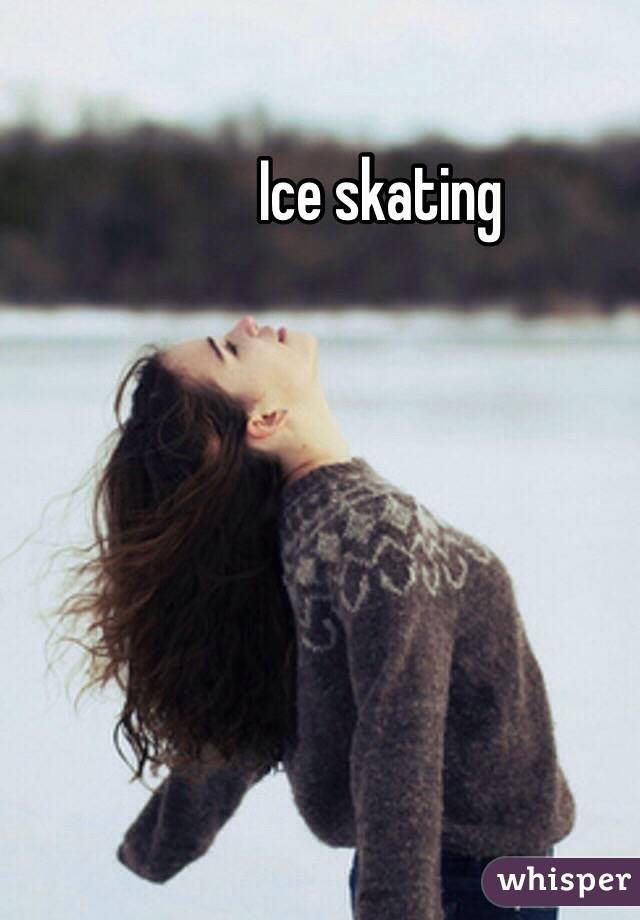 Ice skating