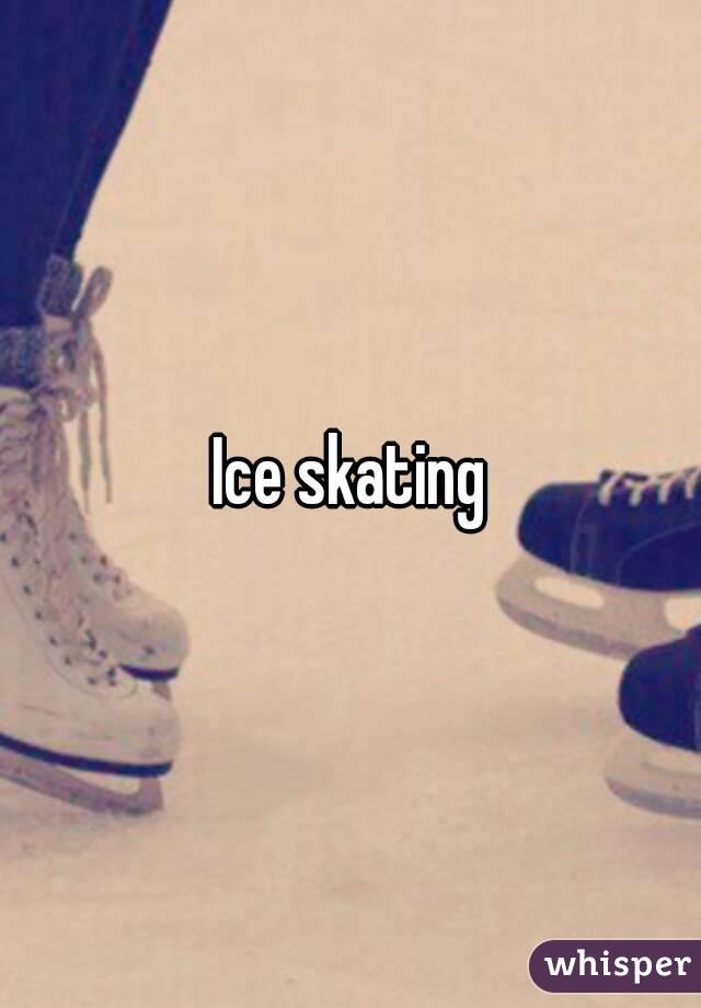 Ice skating