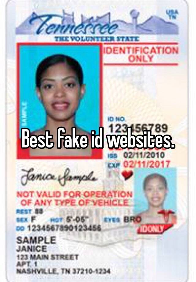 Best fake id websites.