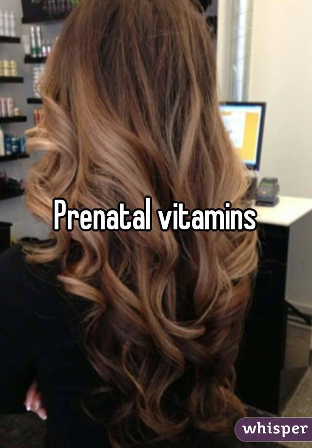 Prenatal vitamins