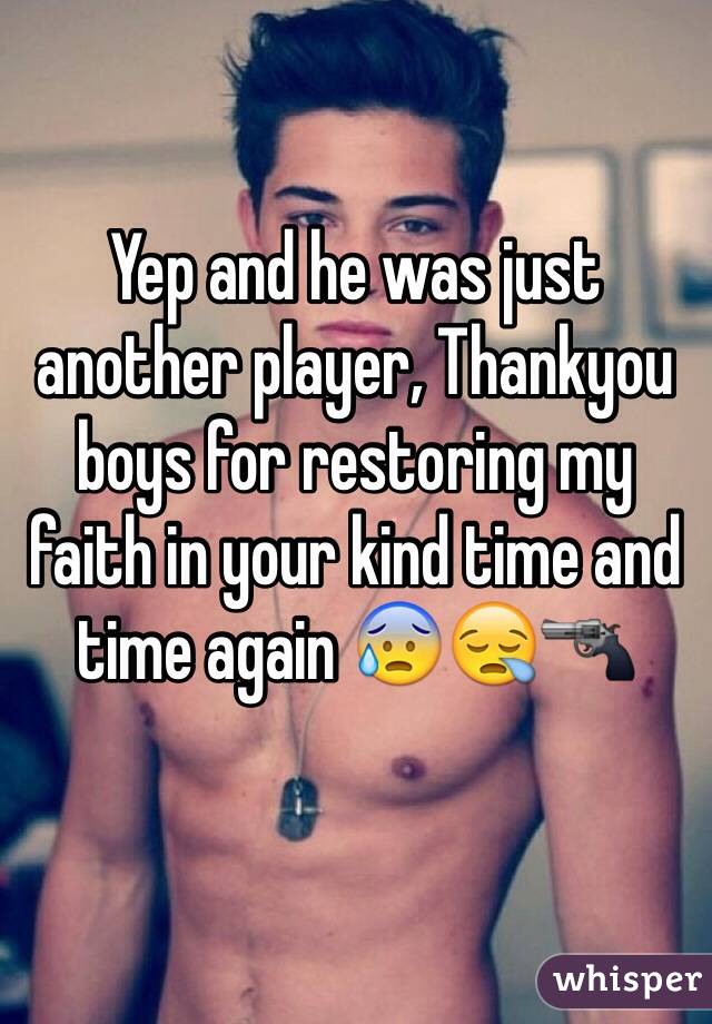 Yep and he was just another player, Thankyou boys for restoring my faith in your kind time and time again 😰😪🔫