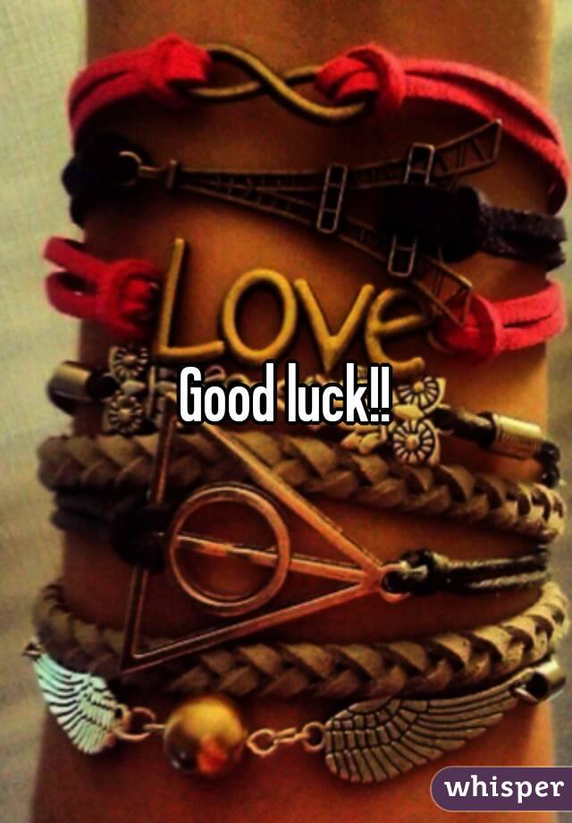 Good luck!!