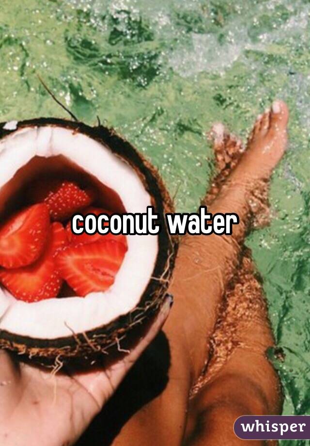 coconut water