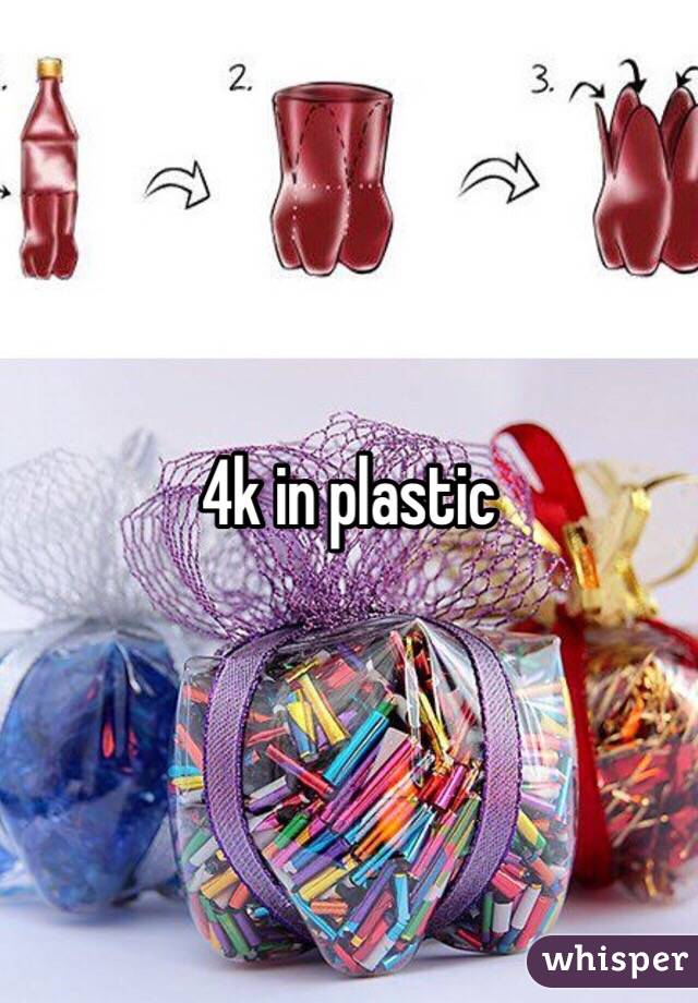 4k in plastic 