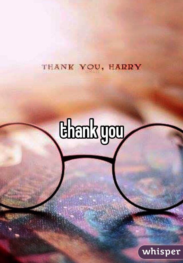 thank you