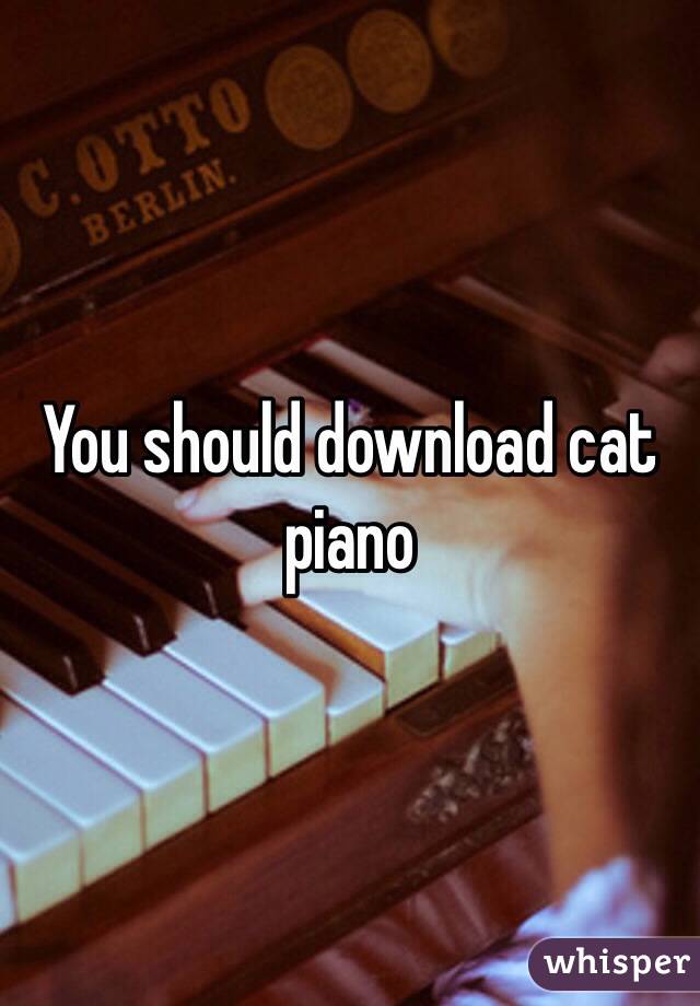 You should download cat piano 