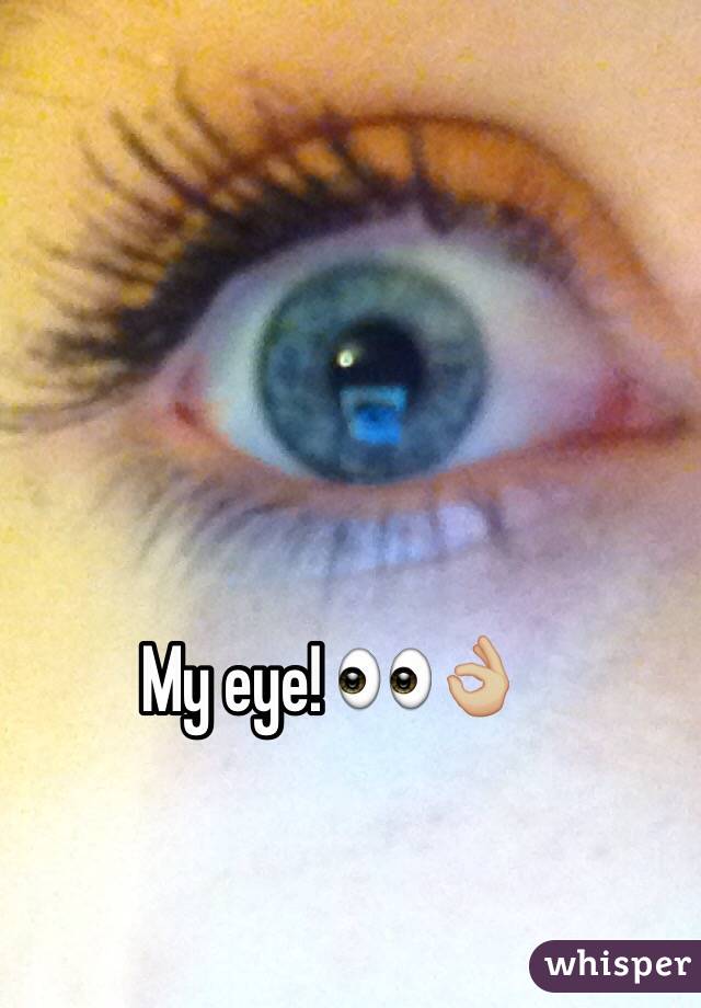 My eye! 👀👌🏼