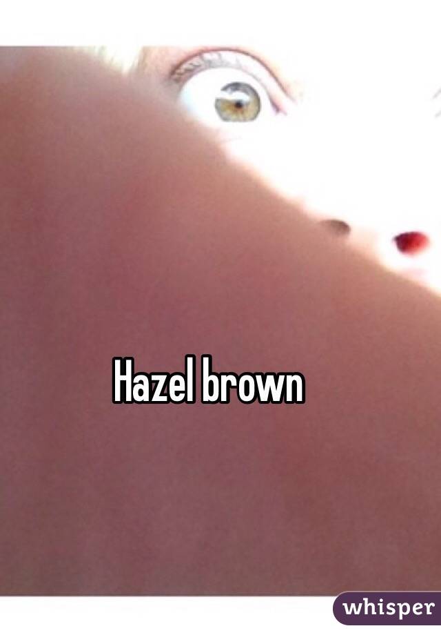 Hazel brown