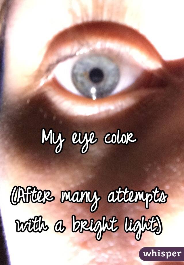 My eye color

(After many attempts with a bright light)