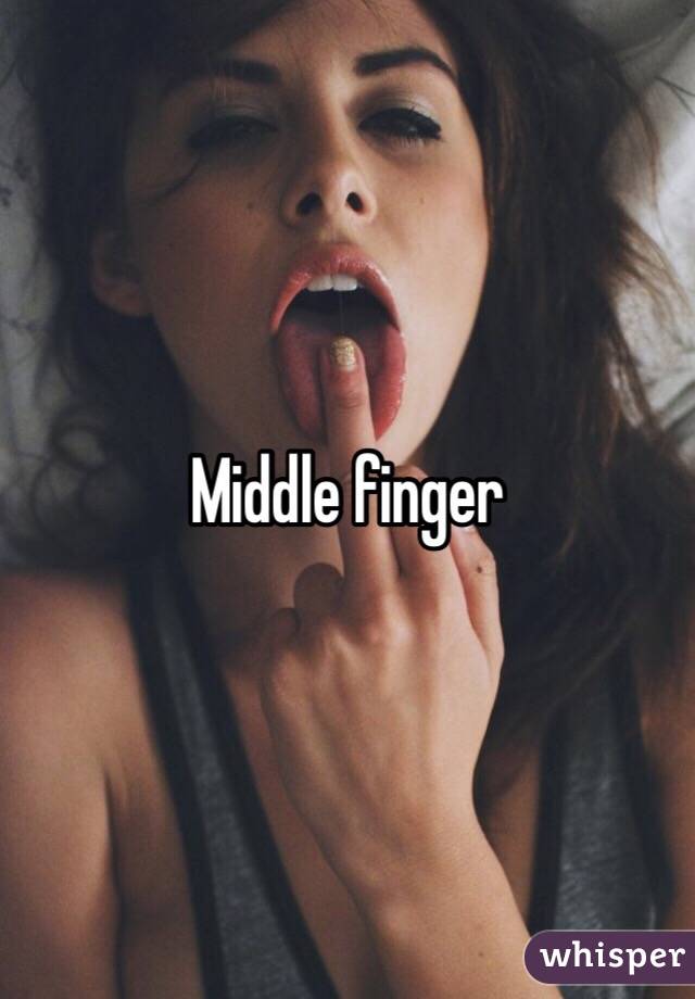 Middle finger 