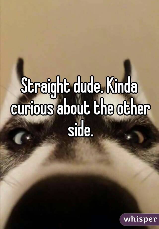 Straight dude. Kinda curious about the other side.