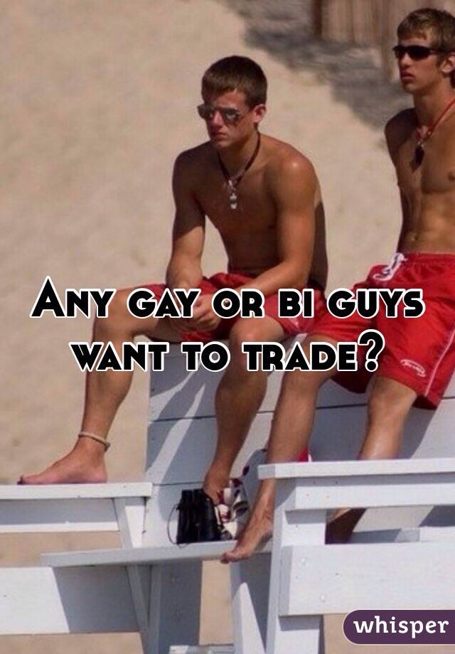 Any gay or bi guys want to trade?