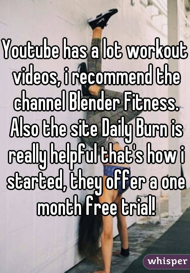 Youtube has a lot workout videos, i recommend the channel Blender Fitness. Also the site Daily Burn is really helpful that's how i started, they offer a one month free trial!