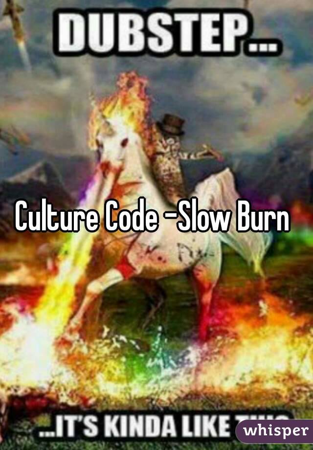 Culture Code -Slow Burn 